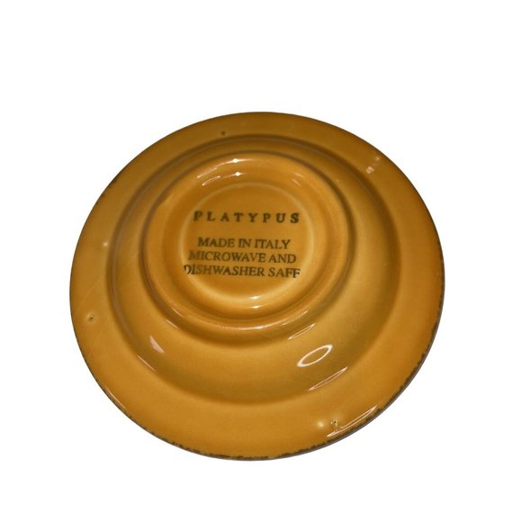 Platypus Italian Lot Colored Cups Brush Strokes Pattern 5 Cups 1 Demi Cp 2 Sc. - Picture 4 of 10